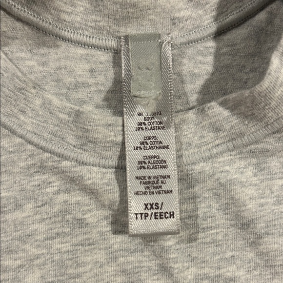 SKIMS Light Gray Long Sleeve Top - Picture 2 of 4